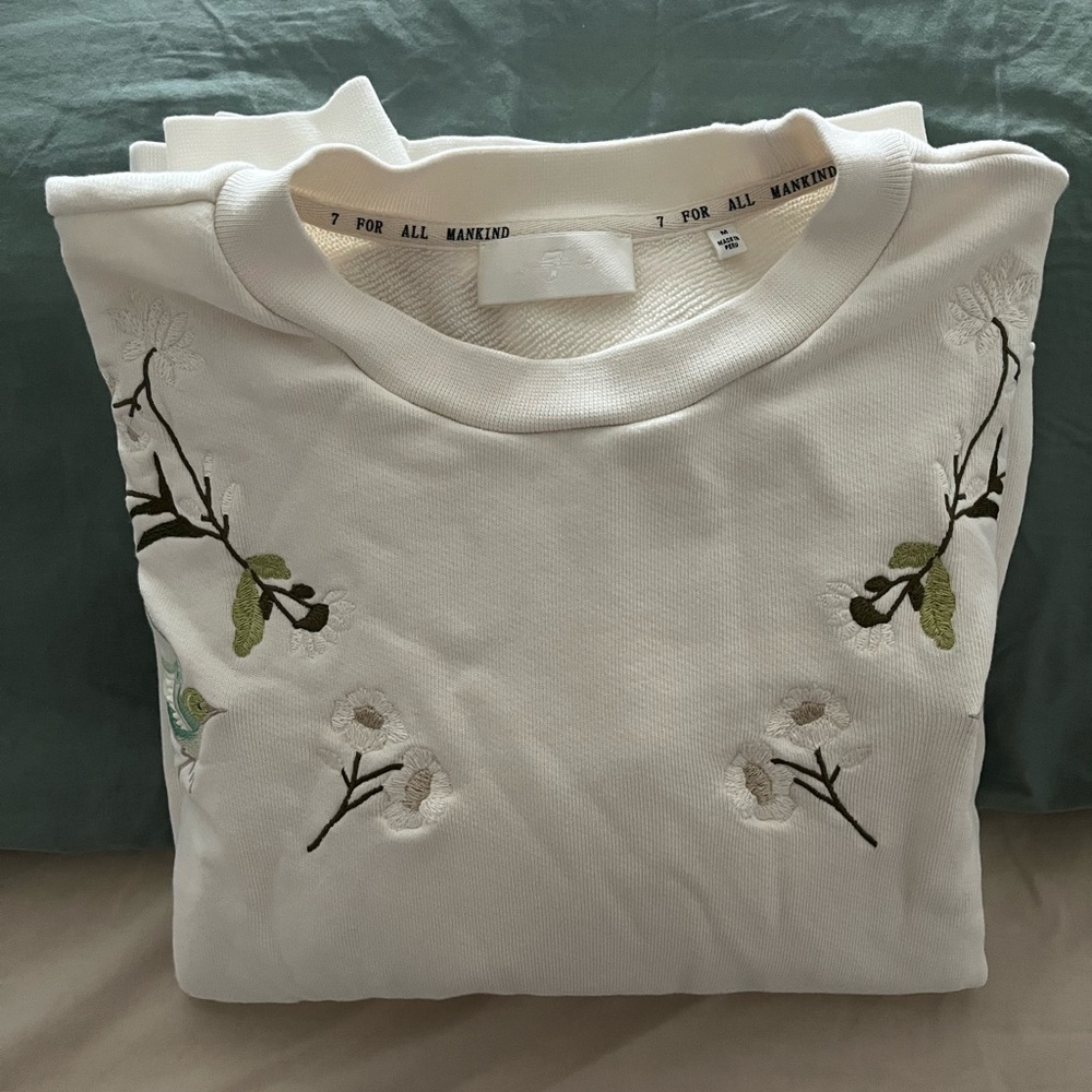7 For All Mankind Classic White Top